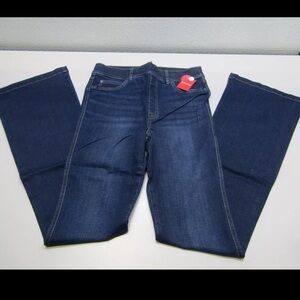 New Spanx Women’s Jeans EveryWear Flare Pull On High Rise size Large Tall